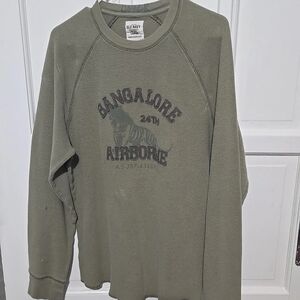 Old Navy Sage Graphic Long Sleeve Tee